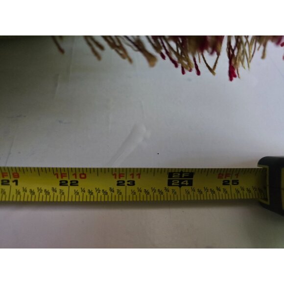 Eastern Accents Luxury Decorative Throw Pillow 24" Square Gold & Red Fringe - Picture 5 of 5